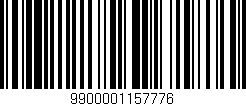 Código de barras (EAN, GTIN, SKU, ISBN): '9900001157776'