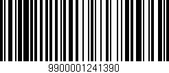 Código de barras (EAN, GTIN, SKU, ISBN): '9900001241390'