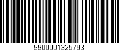 Código de barras (EAN, GTIN, SKU, ISBN): '9900001325793'