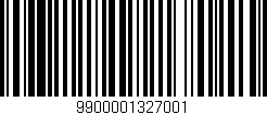 Código de barras (EAN, GTIN, SKU, ISBN): '9900001327001'