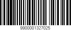 Código de barras (EAN, GTIN, SKU, ISBN): '9900001327025'