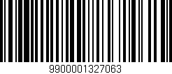 Código de barras (EAN, GTIN, SKU, ISBN): '9900001327063'