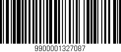 Código de barras (EAN, GTIN, SKU, ISBN): '9900001327087'