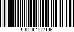 Código de barras (EAN, GTIN, SKU, ISBN): '9900001327186'