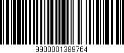 Código de barras (EAN, GTIN, SKU, ISBN): '9900001389764'