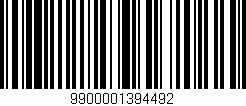 Código de barras (EAN, GTIN, SKU, ISBN): '9900001394492'