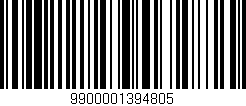 Código de barras (EAN, GTIN, SKU, ISBN): '9900001394805'