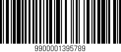 Código de barras (EAN, GTIN, SKU, ISBN): '9900001395789'