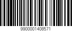 Código de barras (EAN, GTIN, SKU, ISBN): '9900001408571'