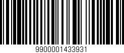 Código de barras (EAN, GTIN, SKU, ISBN): '9900001433931'