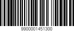Código de barras (EAN, GTIN, SKU, ISBN): '9900001451300'
