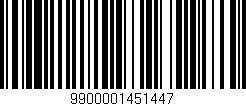 Código de barras (EAN, GTIN, SKU, ISBN): '9900001451447'