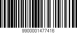 Código de barras (EAN, GTIN, SKU, ISBN): '9900001477416'