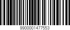 Código de barras (EAN, GTIN, SKU, ISBN): '9900001477553'