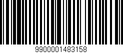 Código de barras (EAN, GTIN, SKU, ISBN): '9900001483158'