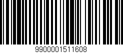 Código de barras (EAN, GTIN, SKU, ISBN): '9900001511608'