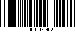 Código de barras (EAN, GTIN, SKU, ISBN): '9900001960482'