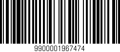 Código de barras (EAN, GTIN, SKU, ISBN): '9900001967474'