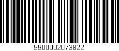Código de barras (EAN, GTIN, SKU, ISBN): '9900002073822'