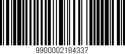 Código de barras (EAN, GTIN, SKU, ISBN): '9900002184337'