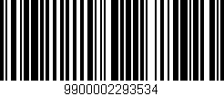 Código de barras (EAN, GTIN, SKU, ISBN): '9900002293534'