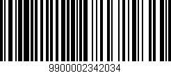 Código de barras (EAN, GTIN, SKU, ISBN): '9900002342034'