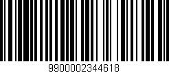 Código de barras (EAN, GTIN, SKU, ISBN): '9900002344618'