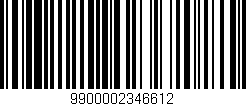 Código de barras (EAN, GTIN, SKU, ISBN): '9900002346612'