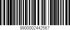 Código de barras (EAN, GTIN, SKU, ISBN): '9900002442567'