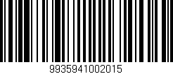 Código de barras (EAN, GTIN, SKU, ISBN): '9935941002015'