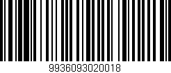 Código de barras (EAN, GTIN, SKU, ISBN): '9936093020018'