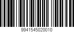 Código de barras (EAN, GTIN, SKU, ISBN): '9941545020010'