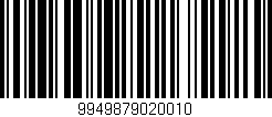 Código de barras (EAN, GTIN, SKU, ISBN): '9949879020010'