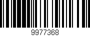 Código de barras (EAN, GTIN, SKU, ISBN): '9977368'