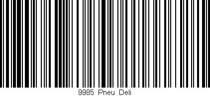 Código de barras (EAN, GTIN, SKU, ISBN): '9985_Pneu_Deli'