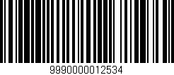 Código de barras (EAN, GTIN, SKU, ISBN): '9990000012534'