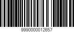 Código de barras (EAN, GTIN, SKU, ISBN): '9990000012657'
