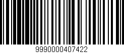 Código de barras (EAN, GTIN, SKU, ISBN): '9990000407422'