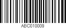 Código de barras (EAN, GTIN, SKU, ISBN): 'ABC010009'