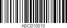 Código de barras (EAN, GTIN, SKU, ISBN): 'ABC010010'