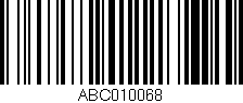 Código de barras (EAN, GTIN, SKU, ISBN): 'ABC010068'