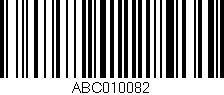 Código de barras (EAN, GTIN, SKU, ISBN): 'ABC010082'