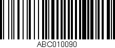 Código de barras (EAN, GTIN, SKU, ISBN): 'ABC010090'