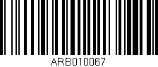 Código de barras (EAN, GTIN, SKU, ISBN): 'ARB010067'