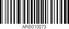 Código de barras (EAN, GTIN, SKU, ISBN): 'ARB010073'