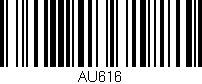 Código de barras (EAN, GTIN, SKU, ISBN): 'AU616'