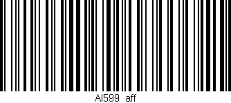Código de barras (EAN, GTIN, SKU, ISBN): 'Al599/aff'