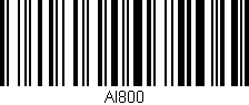 Código de barras (EAN, GTIN, SKU, ISBN): 'Al800'