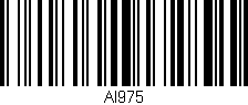 Código de barras (EAN, GTIN, SKU, ISBN): 'Al975'