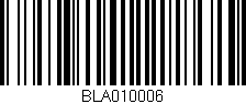 Código de barras (EAN, GTIN, SKU, ISBN): 'BLA010006'